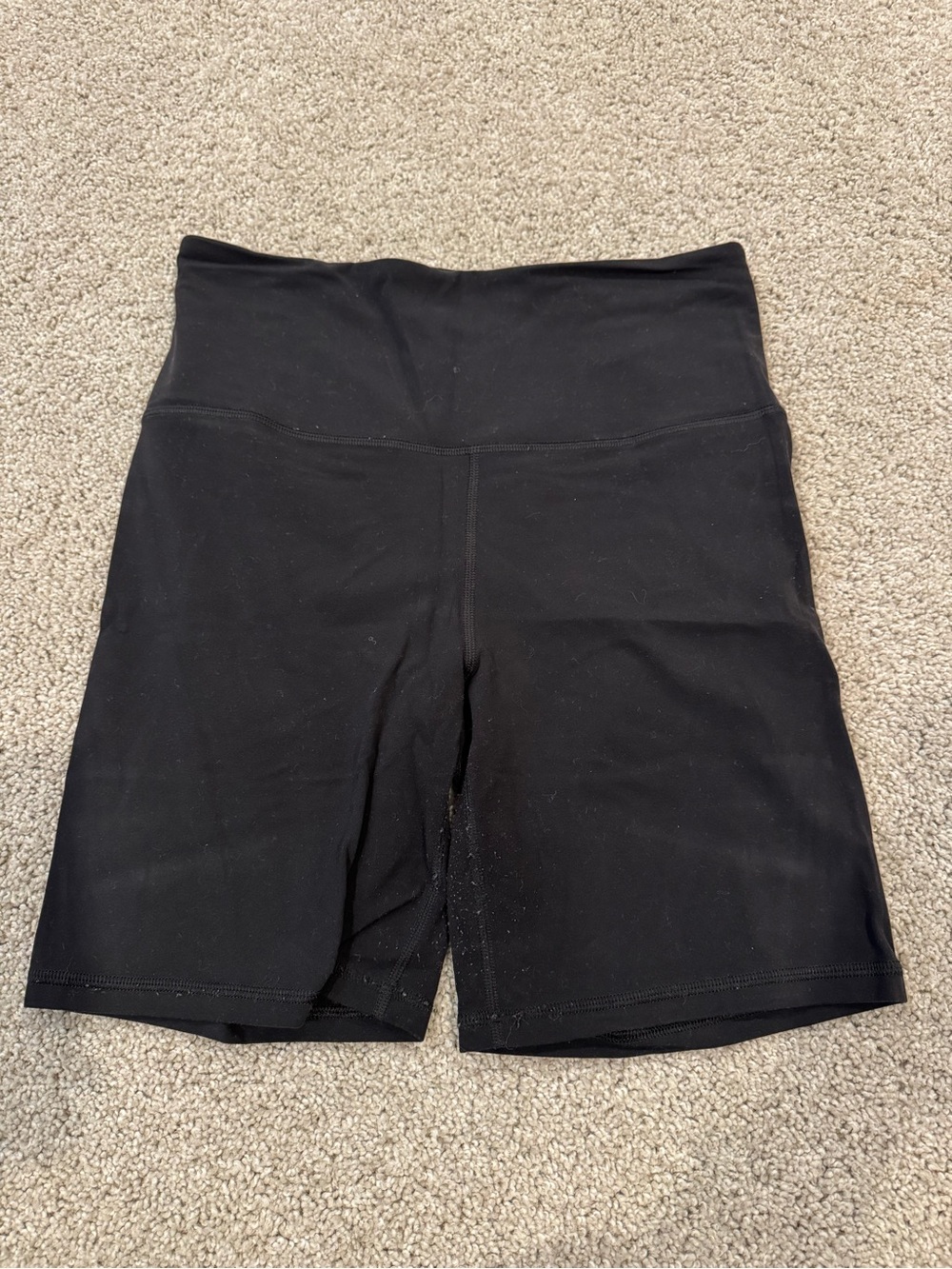 Athleta Black High-Rise Bike Shorts